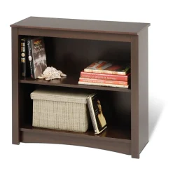 Hot ™ 2 Shelf Bookcase, Espresso (EDL-3229) Bookcases