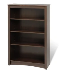Sale ™ 4 Shelf Bookcase, Espresso Bookcases