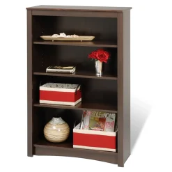 Sale ™ 4 Shelf Bookcase, Espresso Bookcases