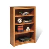 Outlet ™ 4 Shelf Bookcase, Oak Bookcases