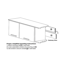 Hot ™ Coal Harbor Wall Mounted Hutch, 13