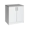 New Elite 36" Composite Storage Cabinet with 1 Shelf, White (WEB-3236) Storage Cabinets