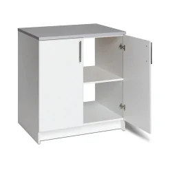 New Elite 36" Composite Storage Cabinet with 1 Shelf, White (WEB-3236) Storage Cabinets
