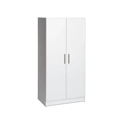 Best Elite 65" Composite Storage Cabinet with 3 Shelves, White (WES-3264) Storage Cabinets