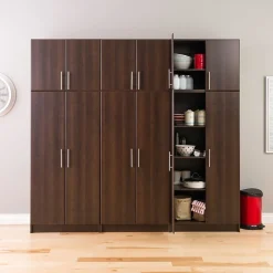 Online Elite 32” Stackable Wall Cabinet, Espresso (EEW-3224) Storage Cabinets