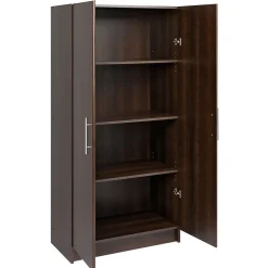 Outlet Elite 32" Storage Cabinet, Espresso (EES-3264) Storage Cabinets