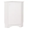 Best Elite White Corner Storage Cabinet (WSCC-0603-1) Storage Cabinets
