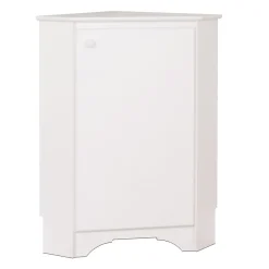 Best Elite White Corner Storage Cabinet (WSCC-0603-1) Storage Cabinets