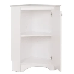 Best Elite White Corner Storage Cabinet (WSCC-0603-1) Storage Cabinets