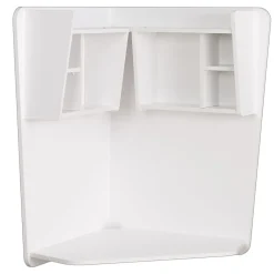 Outlet Floating Corner Desk, White ( WEHW-0202-1) Corner Desks
