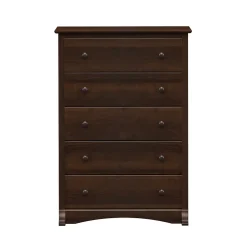 Outlet Fremont 44.75" 5-Drawer Chest, Espresso (EDC-3345-K) Storage Cabinets