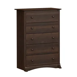 Outlet Fremont 44.75" 5-Drawer Chest, Espresso (EDC-3345-K) Storage Cabinets