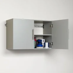 Outlet ™ HangUps 36" Laminate Upper Storage Cabinet, Light Gray Storage Cabinets