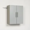 Best ™ HangUps 24" Laminate Upper Storage Cabinet, Light Gray (GSUW-0706-1) Storage Cabinets