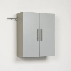 Best ™ HangUps 24" Laminate Upper Storage Cabinet, Light Gray (GSUW-0706-1) Storage Cabinets