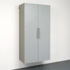 Discount ™ HangUps 36" Laminate Large Storage Cabinet, Light Gray (GSCW-0708-2K) Storage Cabinets