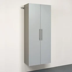 Outlet ™ HangUps 30" Laminate Large Storage Cabinet, Light Gray (GSCW-0707-2K) Storage Cabinets