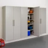 Clearance ™ HangUps 108" Laminate 3 Piece Storage Cabinet Set E, Light Gray Storage Cabinets