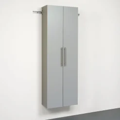 Sale ™ HangUps 24" Laminate Large Storage Cabinet, Light Gray Storage Cabinets