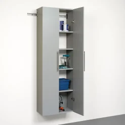 Sale ™ HangUps 24" Laminate Large Storage Cabinet, Light Gray Storage Cabinets