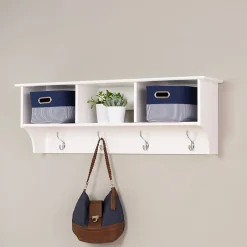 Outlet ™ Sonoma Entryway Cubbie Shelf, 48" x 11.5", White Shelving