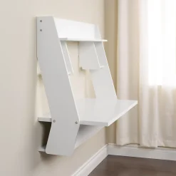 New Studio Floating Desk, White (WEHW-0900-1) Computer Desks