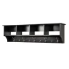 Best ™ Wide Hanging Entryway Shelf, 60" x 11.5", Black Shelving