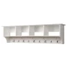 New ™ Wide Hanging Entryway Shelf, 60" x 11.5", White Shelving