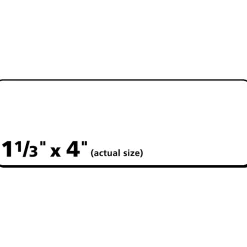 Avery PRES-a-ply Laser/Inkjet Address Labels, 1-1/3