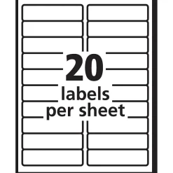 Avery PRES-a-ply Laser/Inkjet Address Labels, 1