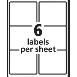 Pres-a-ply Laser/Inkjet Shipping Labels, 3-1/3