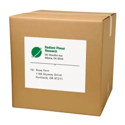 Pres-a-ply Laser/Inkjet Shipping Labels, 8-1/2" x 11", White, 100 Labels/Box (30605)* Shipping Labels
