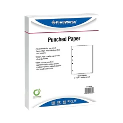 Hot 8.5" x 11" Multipurpose Paper, 20 lbs., 92 Brightness, 500/Ream, 5 Reams/Carton (04340) Multipurpose Paper