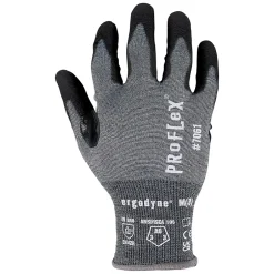 Work Gloves<Ergodyne ProFlex 7061 Cut-Resistant PU Coated Gloves, 2XL, 21 Gauge, A6 Cut Level, Blue, Pair (10326)