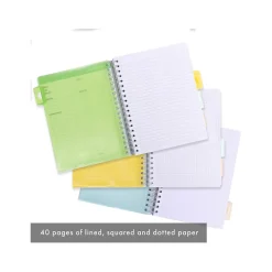 Pukka Pad B5 Study Book Customizable Notebook, 7.09