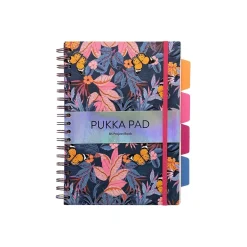 Pukka Pad Bloom 5-Subject Subject Notebooks, 6.9" x 9.8", College Ruled, 100 Sheets, Assorted Colors, 3/Pack (9494-BLM(ASST)) Outlet