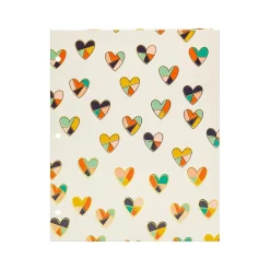 Pukka Pad Carpe Diem Floral Love 3-Hole Punched 2-Pocket Portfolio Folders, Assorted Colors, 6/Pack (9098-CD)