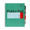 Pukka Pad Metallic 5-Subject Notebook, Ruled, 100 Sheets, Green, 3/Pack (8748-MET) Discount