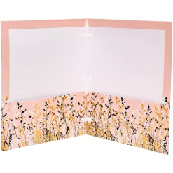 Pukka Pad Rochelle & Jess 3-Hole Punched 2-Pocket Portfolio Folders, Assorted Colors, 6/Pack (9108-ROC) New