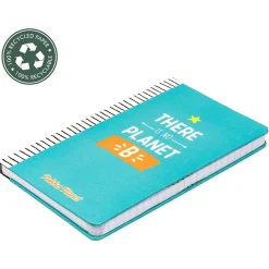 Pukka Pad There Is No Planet B Notebook, 5.28" x 8.46", Wide-Ruled, 96 Sheets, Blue (9703-SPP) New