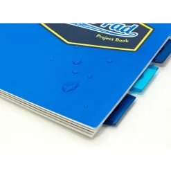 Pukka Pad Vision 5-Subject Notebooks, 8.5" x 11", Ruled, 100 Sheets, Bold Blue, 3/Pack (8866(BE)-VIS) Clearance