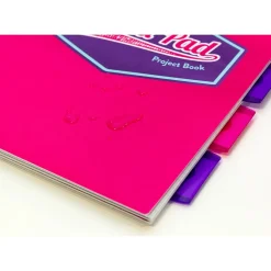 Pukka Pad Vision 5-Subject Notebooks, 8.5" x 11", Ruled, 100 Sheets, Deep Pink, 3/Pack (8866(PK)-VIS) Online