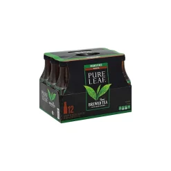 Tea<Pure Leaf Unsweetened Tea, 18.5 oz., 12/Carton (PEP134072)