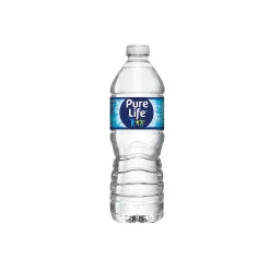 Bottled Water<Pure Life Purified Water, 16.9 Fl oz. Plastic Bottled Water, 24/Carton (110109)