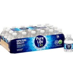 Bottled Water<Pure Life Purified Water, 8 Fl oz., 24/Carton (11476087)