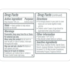 Purell Advanced 70% Alcohol Gel Hand Sanitizer, Clean Scent, 1 oz., 36/Carton (GOJ390036WRP)