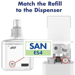 Purell Advanced 70% Alcohol Gel Hand Sanitizer Refill for ES4 Dispenser, Citrus Scent, 1200 mL, 2/Carton (5063-02)