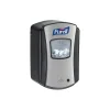 Purell Advanced LTX-7 Automatic Wall Mounted Hand Sanitizer Dispenser, Black/Chrome (1328-04)