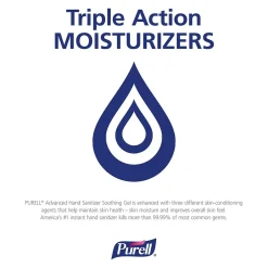 Purell Advanced Soothing 8 oz. Gel Hand Sanitizer, Fresh Scent (9674-12)