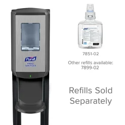 Purell CS 8 Automatic Floor Stand Hand Sanitizer Dispenser, Graphite/Black (7418-DS)